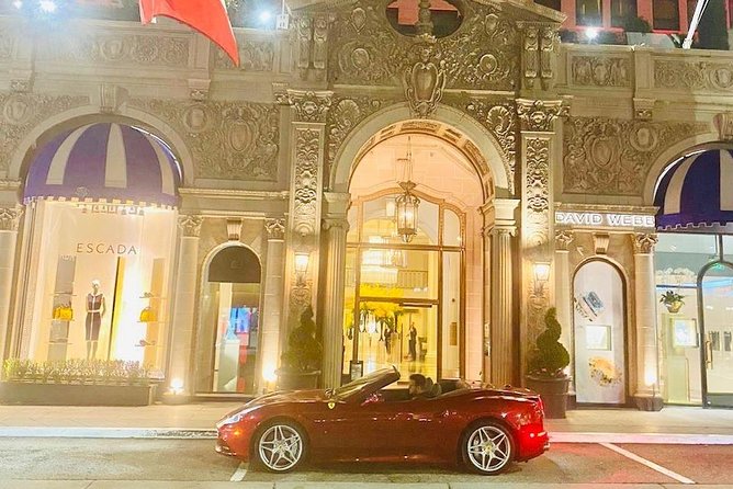 1-Hour Driving Tour from Hollywood to Beverly Hills in a Ferrari - Cruising along Rodeo Drive
