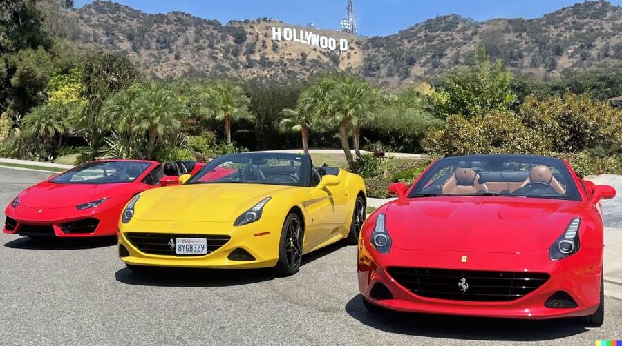 20 Min Lamborghini tour in Hollywood (Drive or be driven) - Choosing between driving and being driven