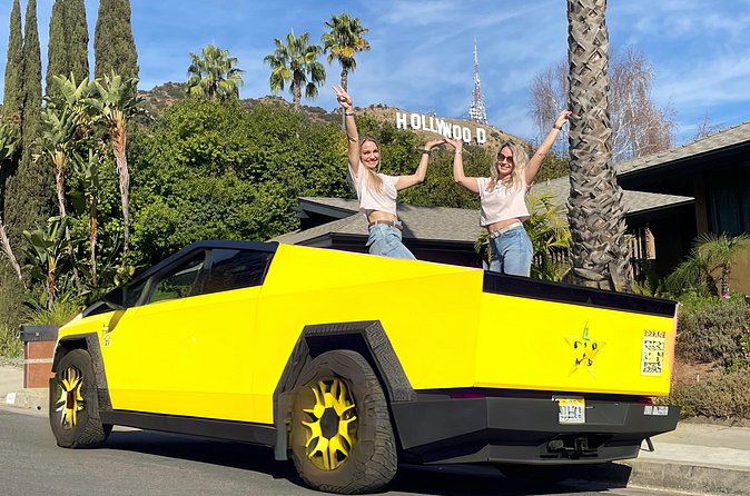 50-Minute Driving Tour: Explore Hollywood in a Cybertruck - The Hollywood Sign: the tour’s main photo moment