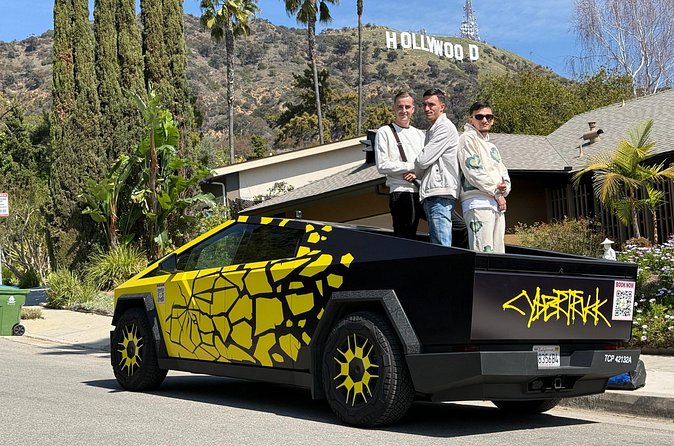 50-Minute Driving Tour: Explore Hollywood in a Cybertruck - Lake Hollywood Park and the reservoir views