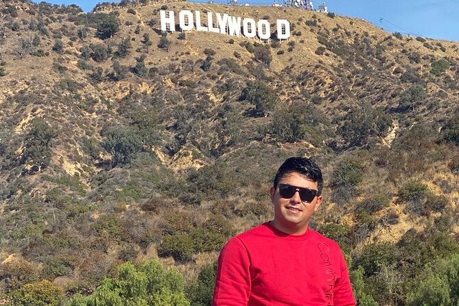 50-Minute Driving Tour: Explore Hollywood Sign in a Ferrari - The Hollywood Sign stop is the photo payoff