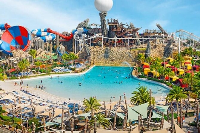 Abu Dhabi - YAS Water World Or Warner Bros Theme Park From Dubai - Entering the Lost Pearl at Yas Waterworld