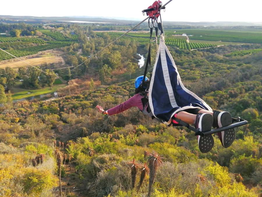 Adrenalin Addo Adventure Park: Superman Zipline - A 500-metre walk to the tower
