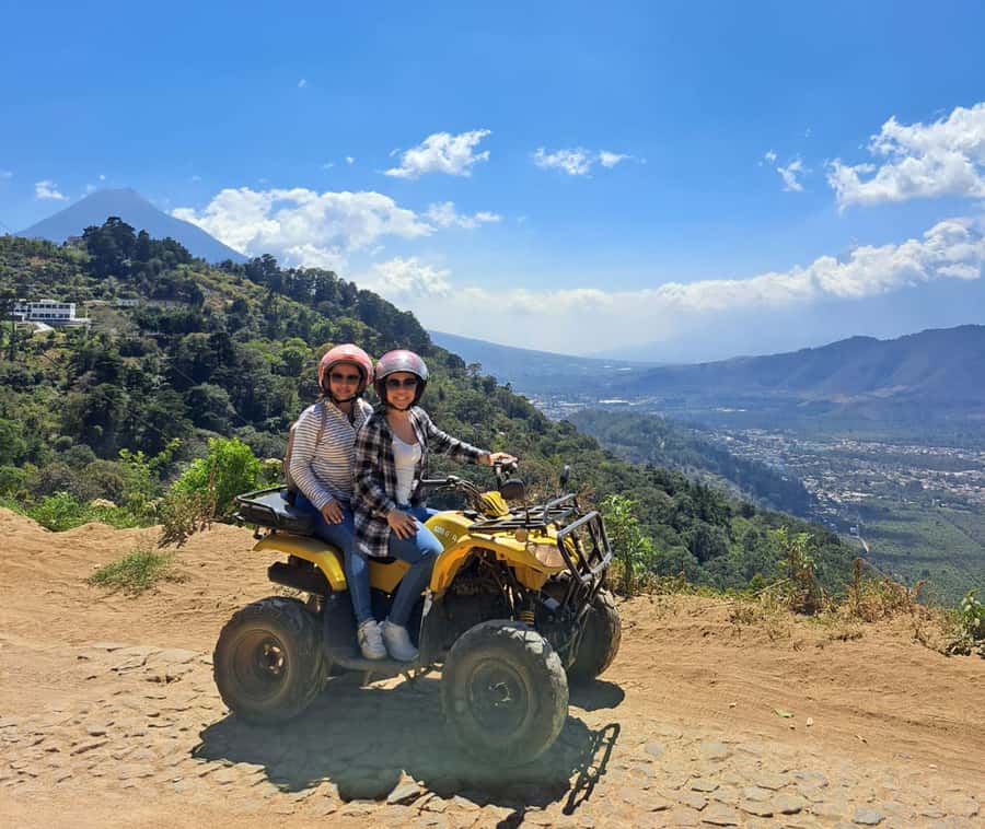 Antigua: ATV Mountain Tour with Hobbitenango Entry - El Cerro de la Cruz and the view over Antigua