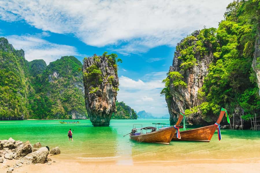 Ao Nang: James Bond & Hong Islands w/Canoeing by Speed Boat - Canoeing at Koh Talu