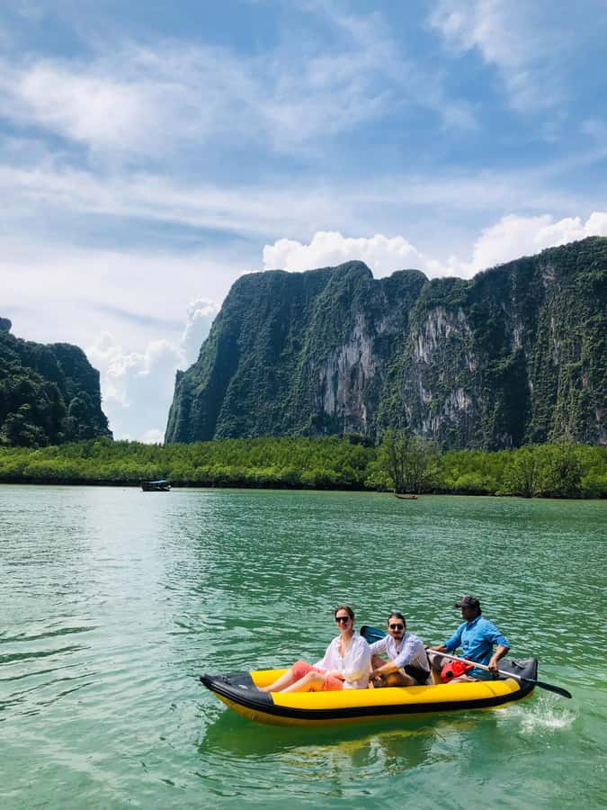 Ao Nang: James Bond & Hong Islands w/Canoeing by Speed Boat - Koh Panyee and lunch on stilts