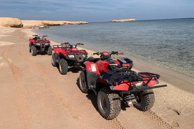 ATV adventure on the Beach Hurghada - Blue Lagoon gives the ride a scenic pause