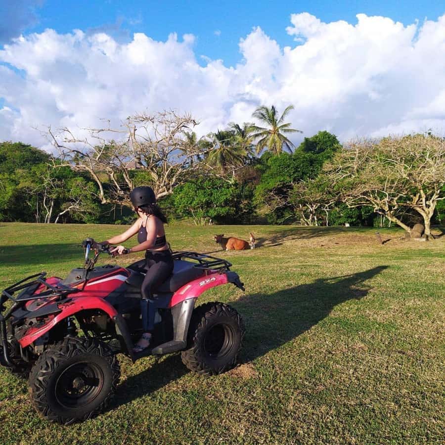Bali: Sunset ATV and Dirt bike Adventure on the Beach - Rice fields and village tracks before the coast