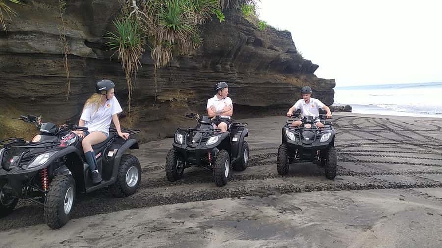 Bali: Sunset ATV and Dirt bike Adventure on the Beach - Small rivers, muddy trails, and the rougher middle section