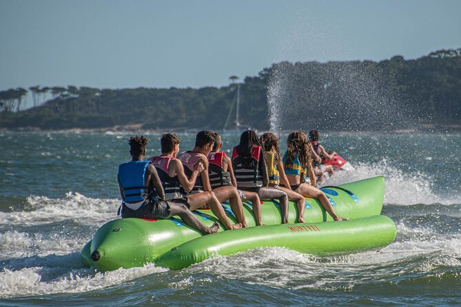Banana Watersport Activity on the Beach at Rethymno - The best part: a fast ride from Rethymno’s main beach
