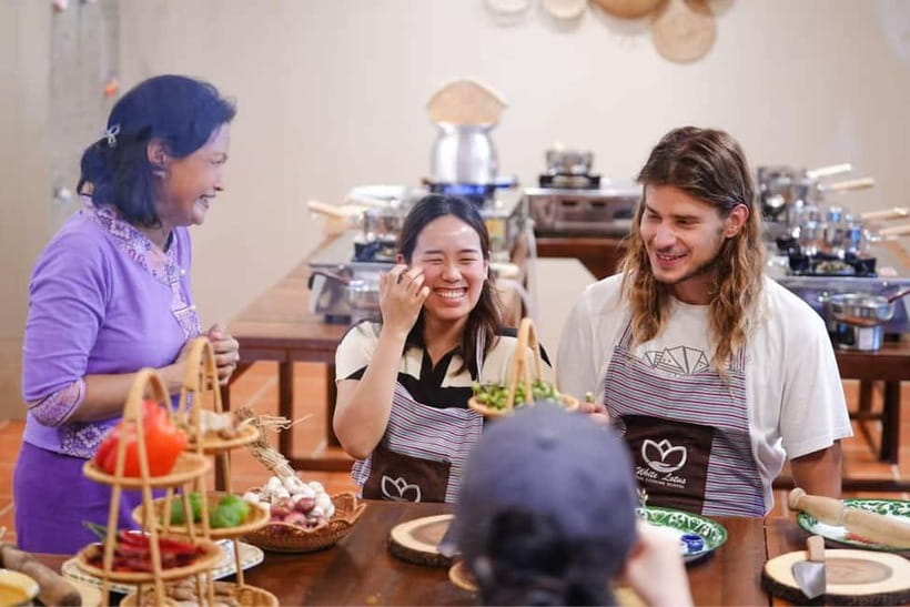 Bangkok: White Lotus Thai Cooking Class with Market Tour - At a glance