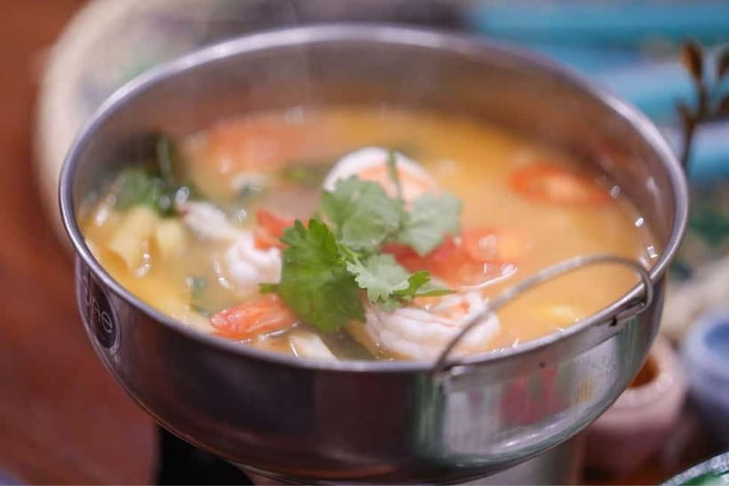Bangkok: White Lotus Thai Cooking Class with Market Tour - Fresh coconut milk makes the dessert lesson special
