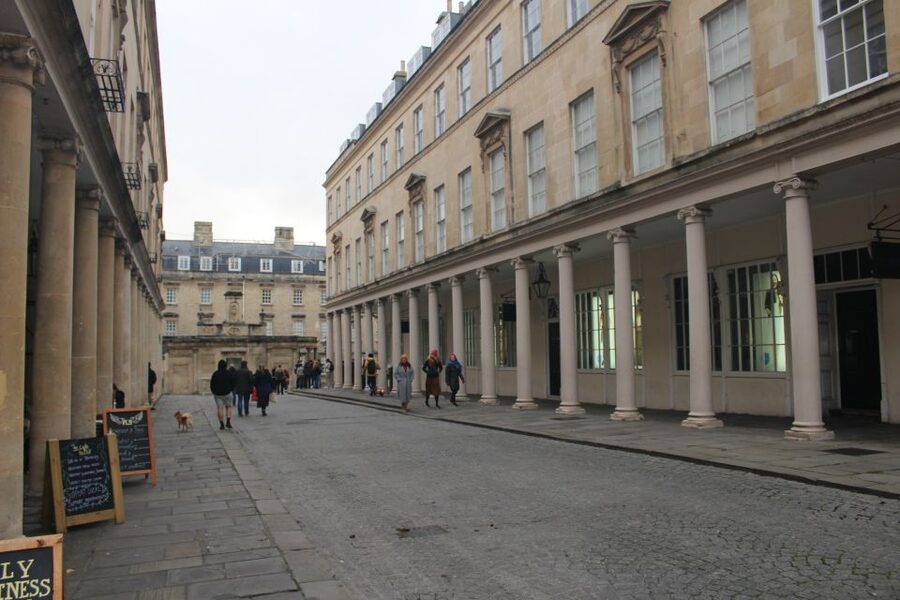 Bath: Bridgerton Filming Locations Walking Tour with Music - The Royal Crescent and Bath’s most famous sweep