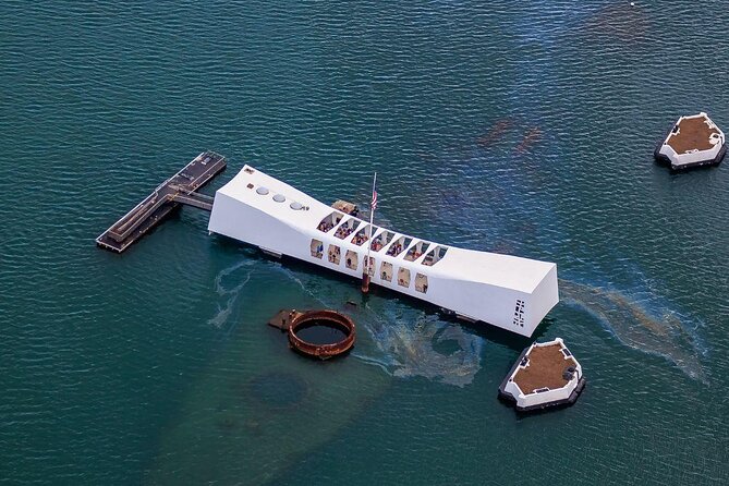 Best Of Oahu: Private Tour with Movie and Boat Tour USS Arizona Memorial - Pearl Harbor at the center of the day