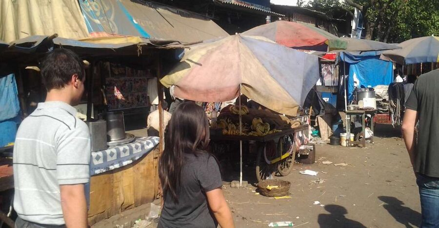 Bollywood tour with Slum Tour & Dance show - Walking through Dharavi’s working lanes