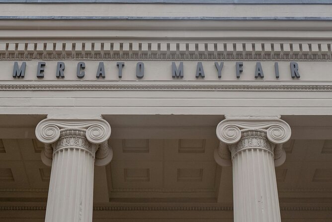 Bridgerton Tour in London - Mercato Mayfair, a former church with food inside