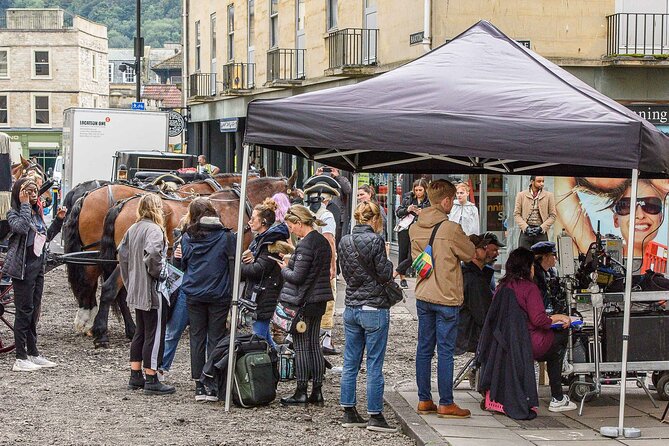 Bridgerton Walking Tour of Filming Locations & Storylines - Bath - The Royal Crescent finish