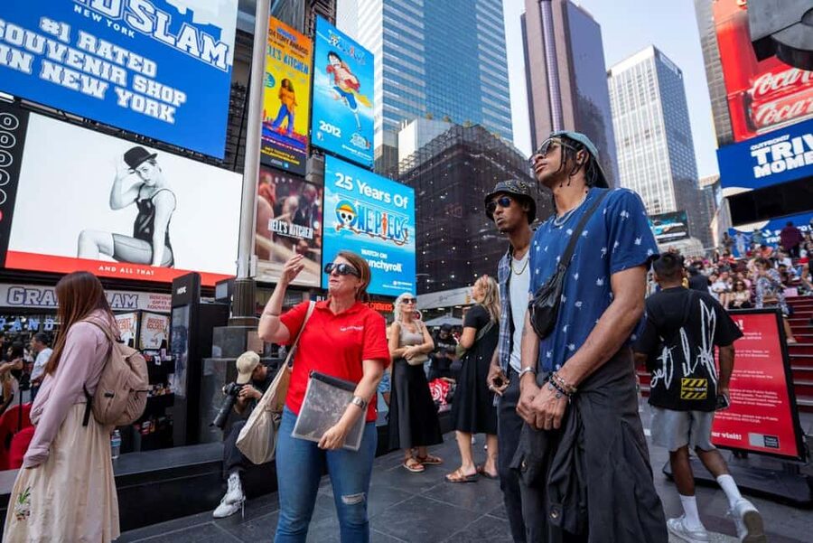 Broadway Backstage: From Times Square to Studio - Starting under the Winter Garden Theatre marquee
