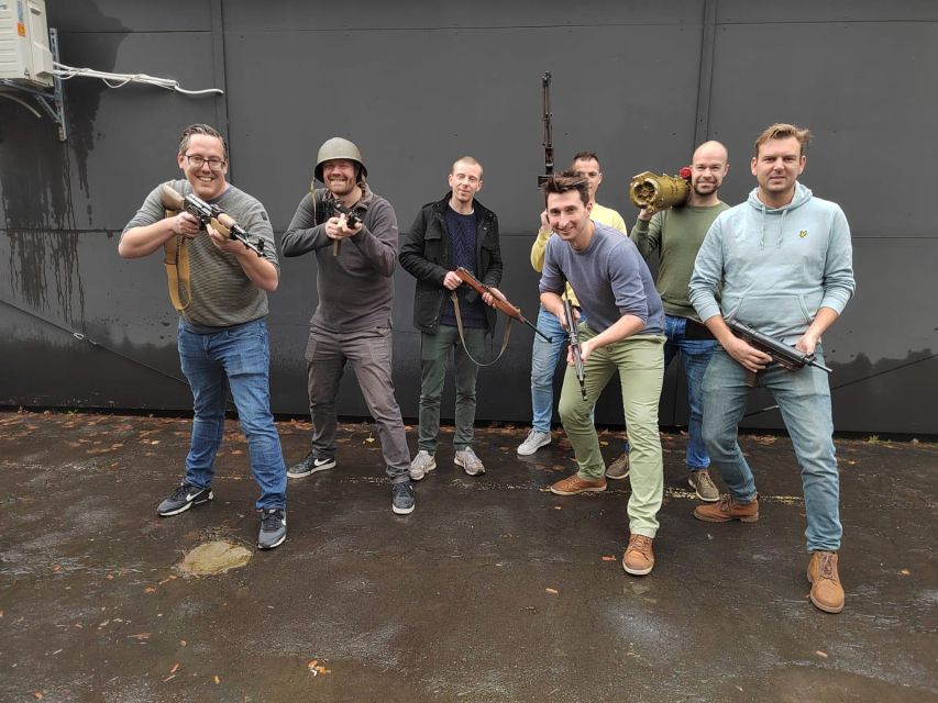 Budapest: Hollywood Gun Range Shooting Package - The social side, photos, and souvenirs