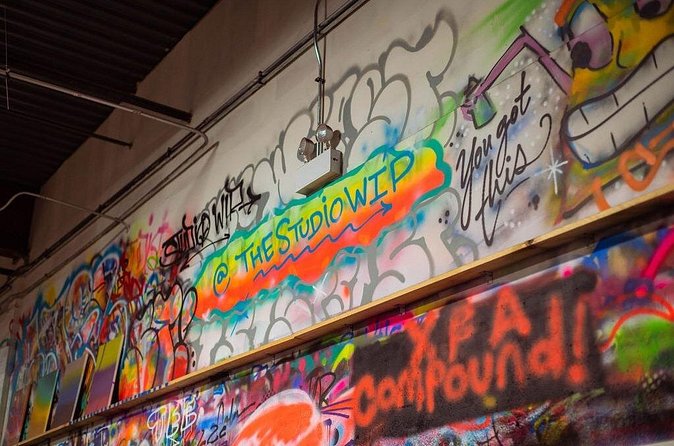 BYOB Spray Paint and Sip at Studio W.I.P. - What the $45 price gets you
