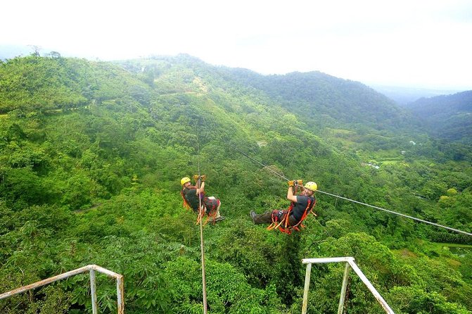Canopy Tour with Superman and Tarzan Swing in La Fortuna - Nine cables, platforms, and forest views
