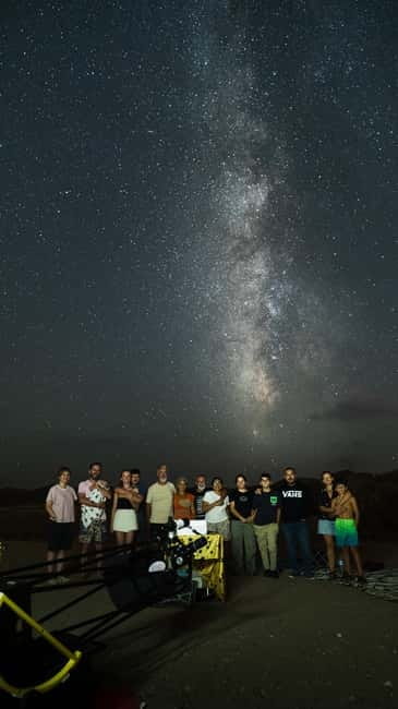 Cavalleria: Guided Stargazing at the Beach with Telescope - What the telescopes add to the evening