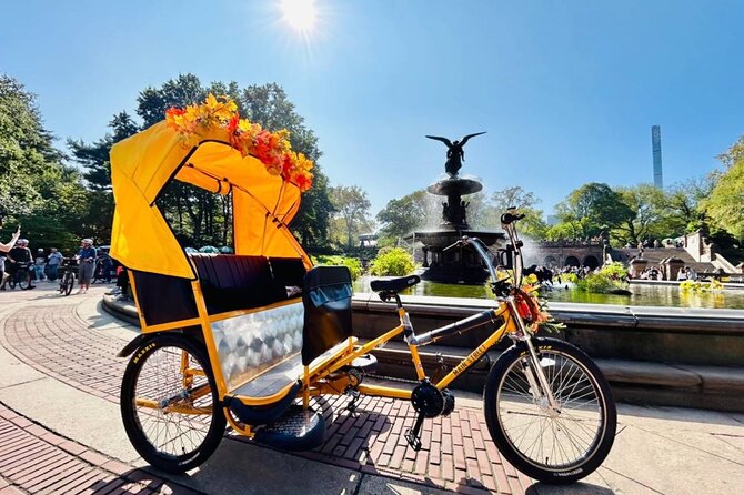 Central Park Movie Locations Pedicab Tour - Strawberry Fields provides a quieter finish