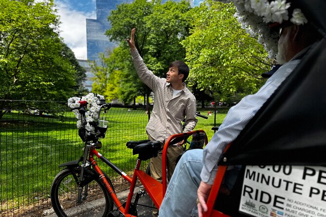Central Park Pedicab Tours - History and Movie Locations - The two-hour route: Alice, Cleopatra’s Needle, and Belvedere Castle