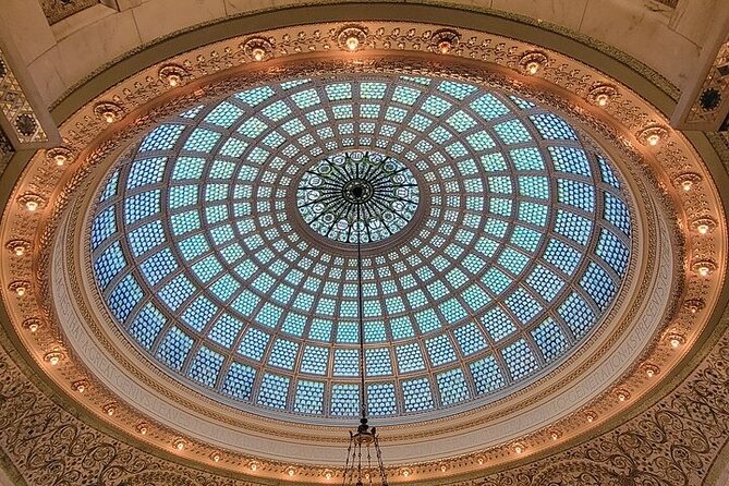 Chicago Fire TV Show Set Tour - The Chicago Cultural Center and its Tiffany dome