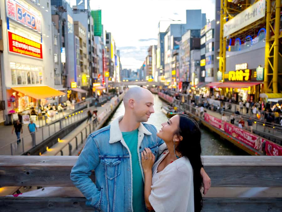 Cinematic Video shoot in Osaka - Dotonbori for bold Osaka images