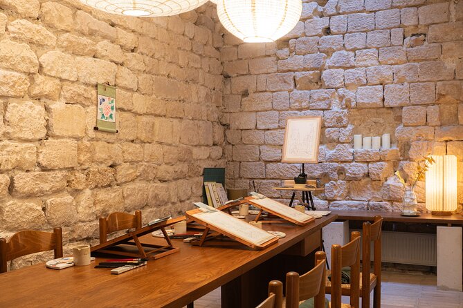 Cinematic Watercolor Workshop and Tea Experience at Boma Café - Your finished painting and framed souvenir