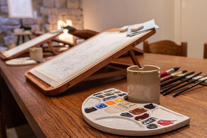Cinematic Watercolor Workshop and Tea Experience at Boma Café - Timing, location, and group size