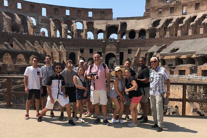 Colosseum Gladiator Arena Floor Complete Tour- Up To 6 People - Palatine Hill provides the best pause in the schedule