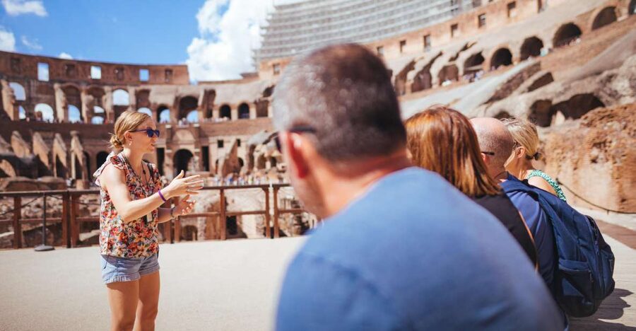 Colosseum Gladiators Gate & Arena Express Guided Tour - Gladiator training, food, armor, and weapons