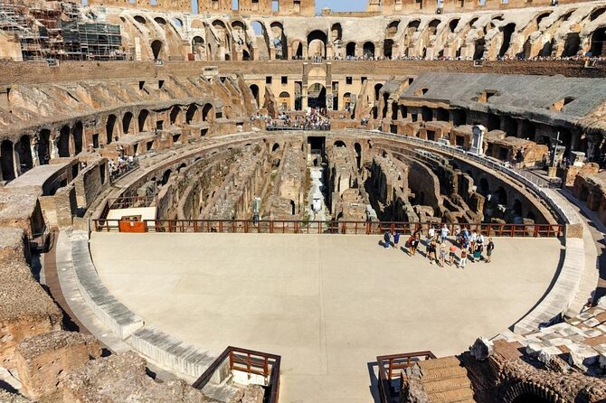 Colosseum Underground Tour with Gladiators Arena in a Group - Group size, sound, and the guide experience