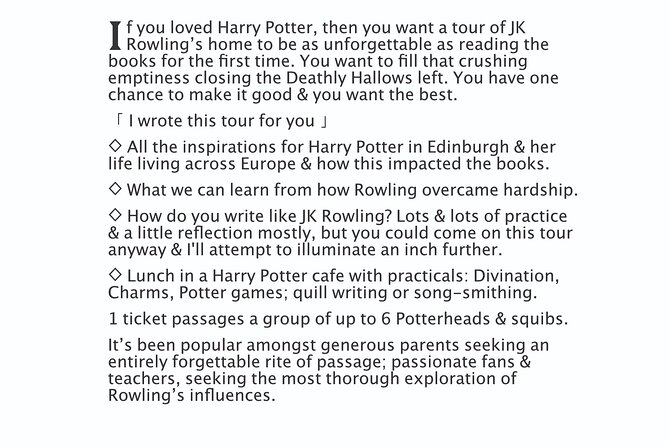 Complete Potterhead, 8hr rite-of-passage unwrapping Harry Potter - Why this eight-hour Edinburgh tour is different
