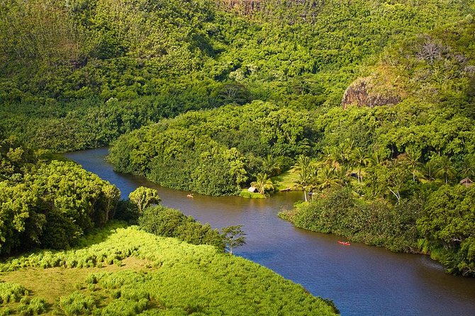 Day Trip fr Oahu to Kauai: Highlights & Movie Sites w/ Helicopter - Opaekaa Falls and Kauai’s first views