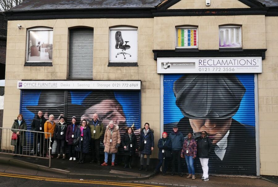Digbeth, Public art and Peaky Film Guided Walking Tour - The Custard Factory and Red Brick Market