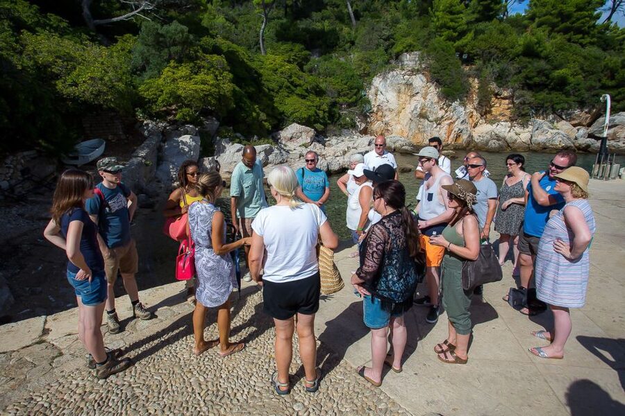 Dubrovnik: Game of Thrones&Lokrum Island Walking Tour - The Benedictine Monastery and the Iron Throne