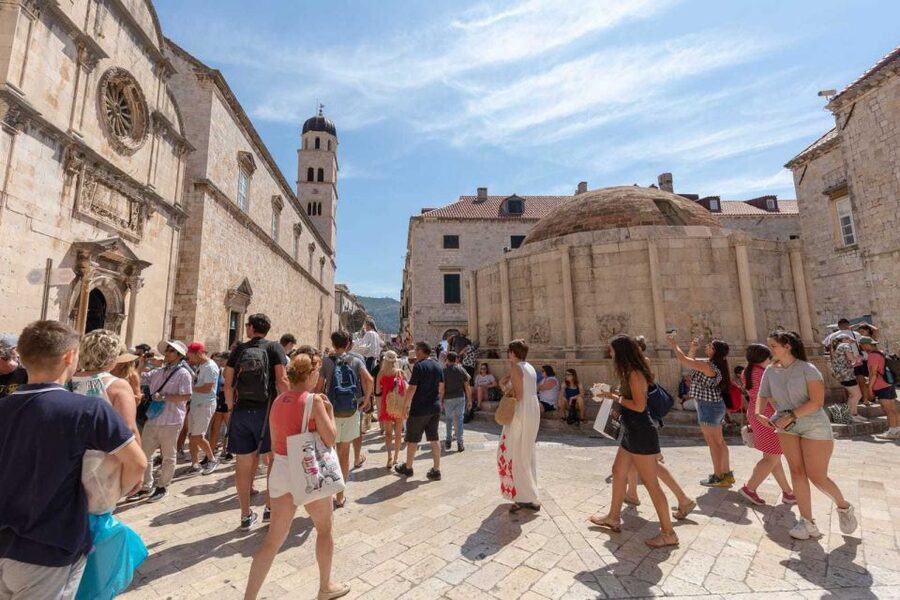 Dubrovnik: History and Game of Thrones Walking Tour - Stradun and the side streets reveal two different Dubrovniks