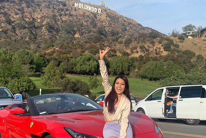 Ferrari "California T" Private Tour to Hollywood Sign View Point - What the $84 price really buys