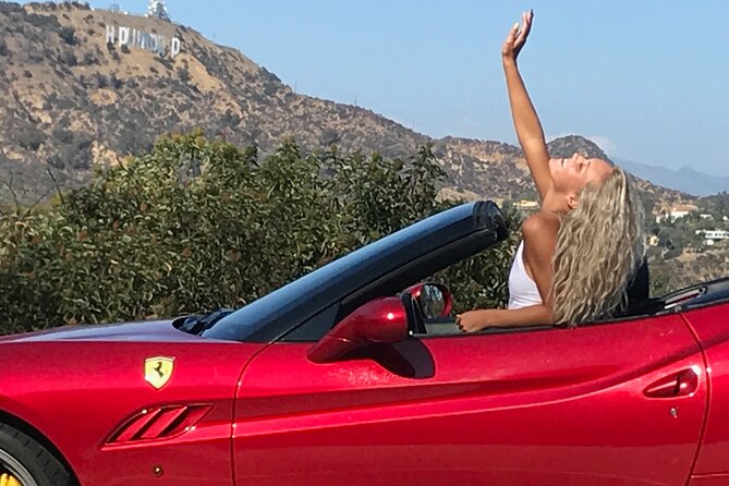 Ferrari "California T" Private Tour to Hollywood Sign View Point - A few practical checks before you book