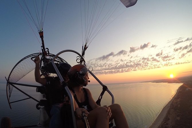 Flight experience over the beach in paragliding/paratrike in the Algarve with video. - The route over Albufeira and Vilamoura