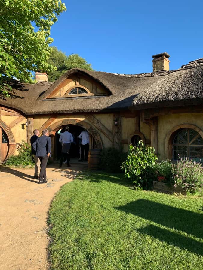 From Auckland: Hobbiton & Hamilton Gardens Small Group Tour - Arriving at Hobbiton Movie Set