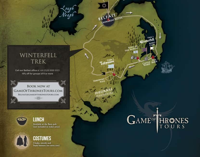 From Belfast: Game of Thrones Winterfell Locations Tour - Key points to know before booking