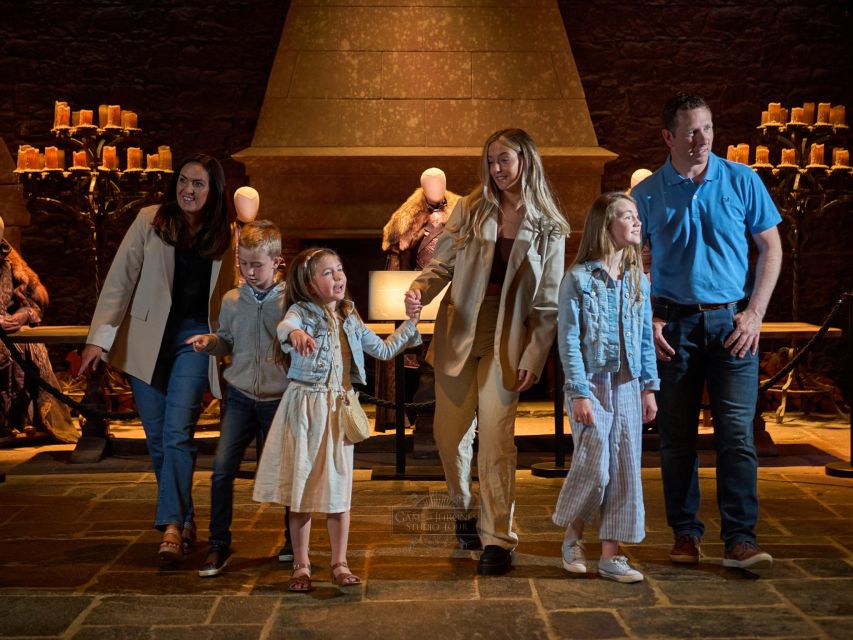From Dublin: Game of Thrones Studio Tour with Coach Transfer - Walking through the Great Hall of Winterfell
