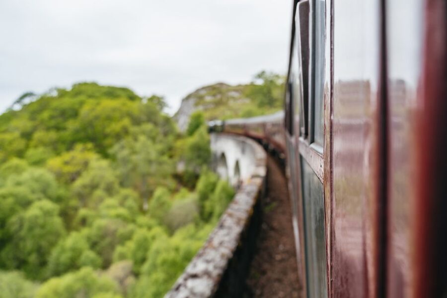 From Edinburgh: Magical Highlands Tour with Jacobite Train - Boarding the Jacobite train near Fort William