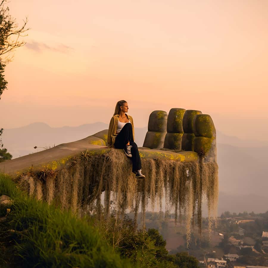 From Guatemala City Hobbitenango Day Tour - From Guatemala City to the hills above Antigua