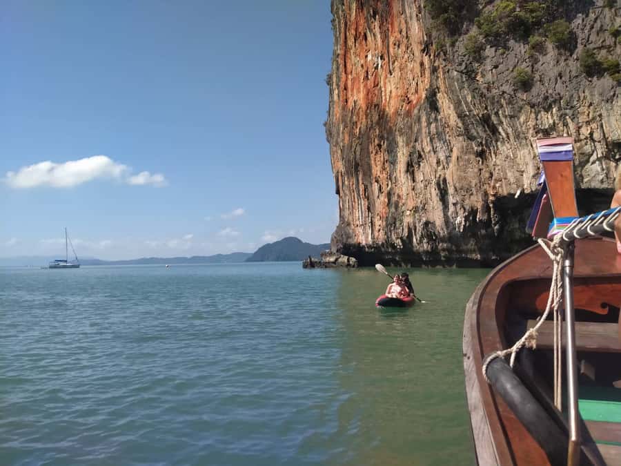 From Khao Lak: James Bond Island Canoe Trip with Lunch - Wat Suwan Kuha and the reclining Buddha