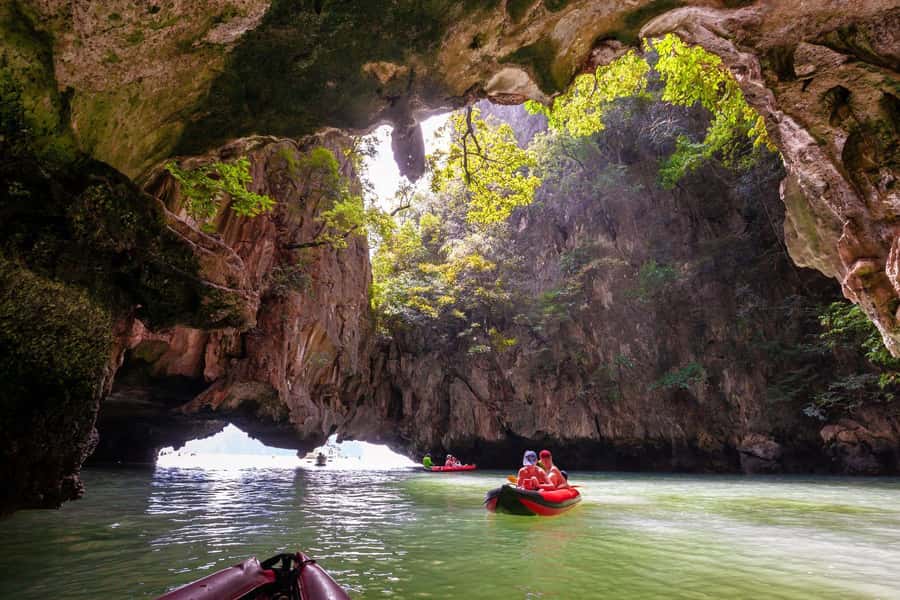 From Khao Lak: James Bond Island Canoe Trip with Lunch - How the timing works